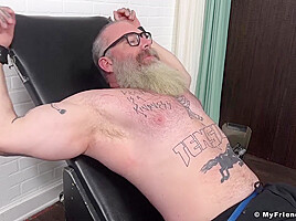 MyFriendsFeet: Tatted Rick gets his chance to be seated on Devs special chair